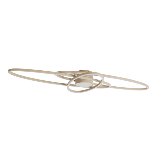 Lucide GALACTICA - Flush ceiling light - LED Dim. - CCT - 1x60W 2700K/4000K - Taupe - Essential - turned off